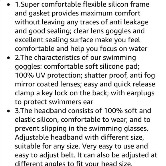 NEW Leak Free Anti Fog Swim Goggles Case N… - Picture 10 of 11